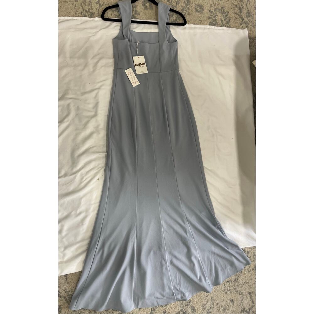 NEW Eden Midi Wedding Dress Dusty Sage Show Me Your Mumu - Picture 3 of 6